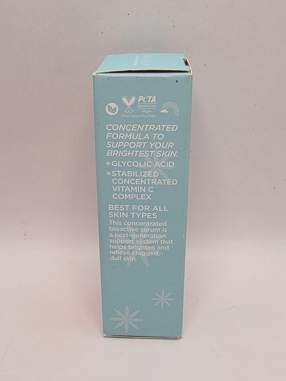 Pacifica Glow Baby Booster Serum Glycolic Acid + Vitamin C 0.5 fl oz Travel Size